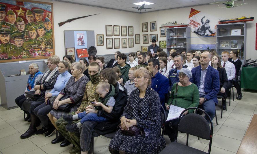 Сегодня наш Музейный комплекс стал местом, где чествовали настоящих героев